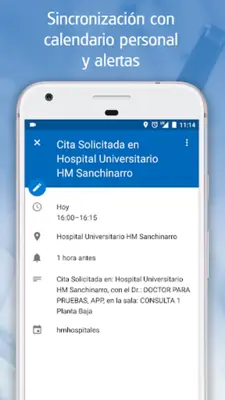 HM Hospitales android App screenshot 3